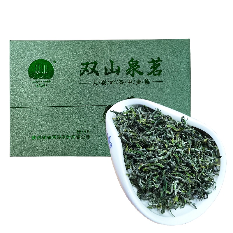  商南县双山泉茗100g商南茶明前茶高山茶日照绿茶黄金牙特级春茶